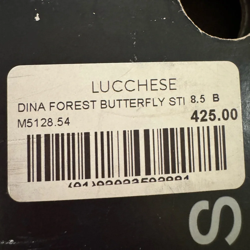 Lucchese Boots Women’s Forest Butterfly Stitch Boot 8.5 B CLOSET CLEANOUT SALE - Picture 4 of 8